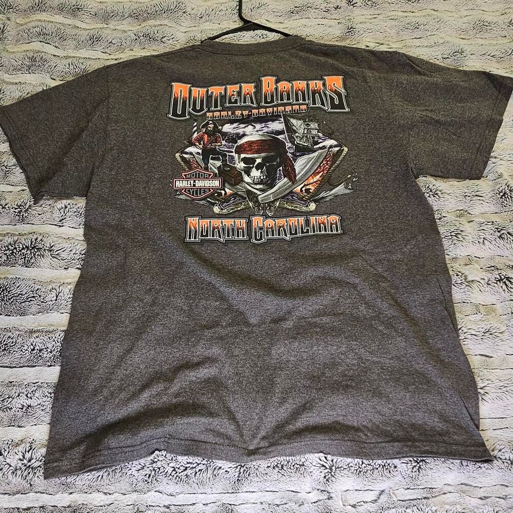 Harley-davidson Men's Grey T-shirt